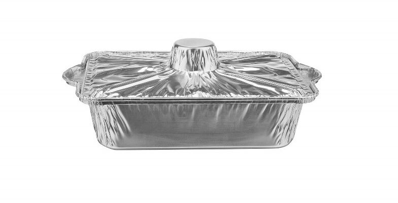 Aluminum Rectangular Pot with Lid - Indo Nara Metal - Muharraq